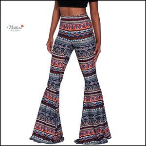 Tall Flared Leggings Soft Stretchy Polyester Spandex Pants S-2XL